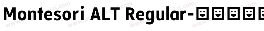 Montesori ALT Regular字体转换